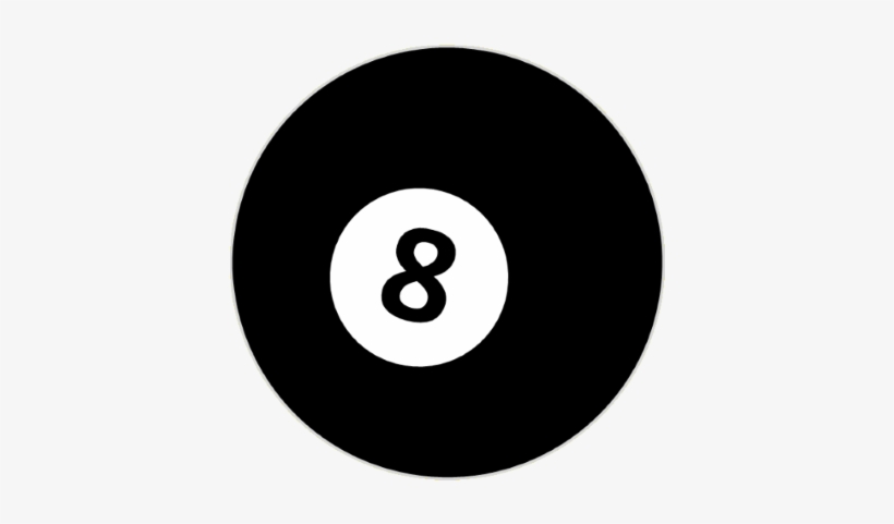 Magic 8-ball M8b - 8 Ball Vector Png, transparent png #3115407