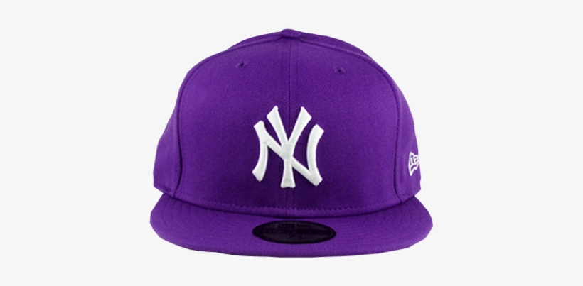 Purple Ny Hat Psd - New York Yankees Floral Hat, transparent png #3115452