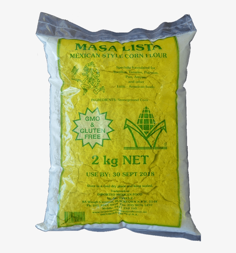 Masa Lista Mexican Style Corn Flour - Throw Pillow, transparent png #3115503