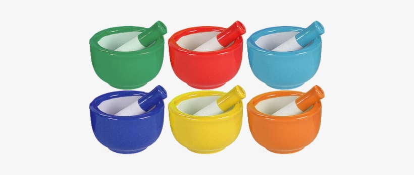 Colourful Mortar And Pestle - Ceramic - Free Transparent PNG Download ...
