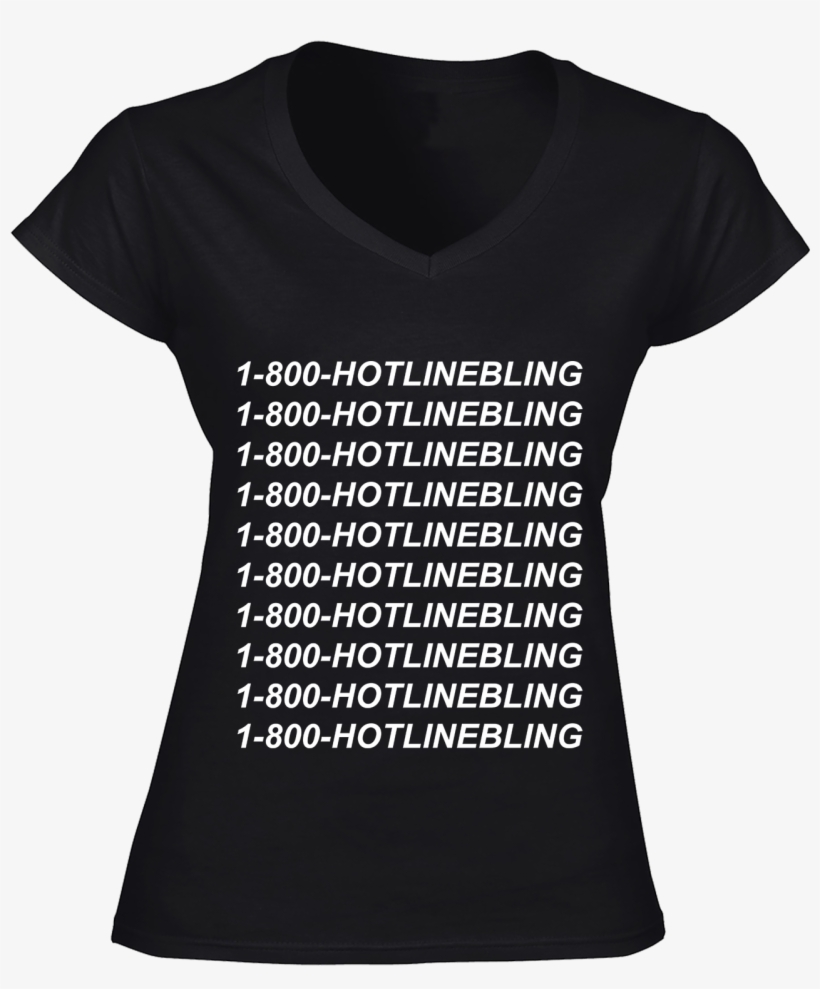 Singoutloud Hotline Bling Printed T-shirt - Hotline Bling Drake Ipod Touch 6 Case, transparent png #3115704