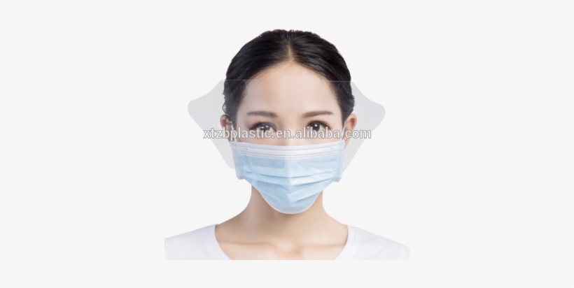 Disposable Surgical Mask With Transparent Anti Fog - Mask, transparent png #3115852