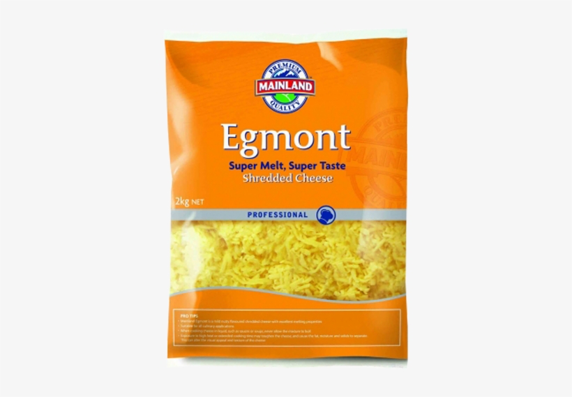Mainland Egmont Shredded Cheese 2 Kg, transparent png #3115922