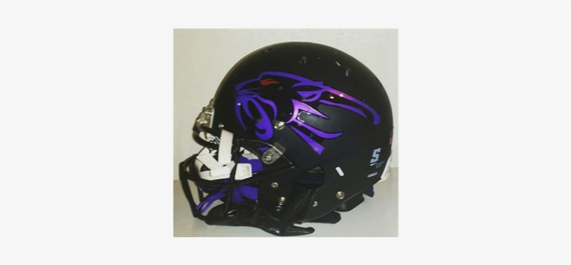 Black Panther Helmet - Black Panther Football Helmet, transparent png #3115992