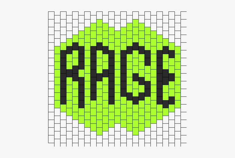 Rage Surgical Mask Bead Pattern - Surgical Kandi Mask Pattern, transparent png #3116173
