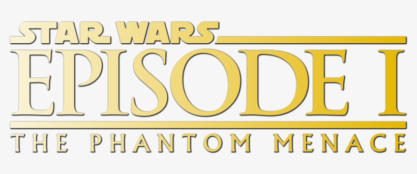 Phantom Menace Logo - Star Wars Episode I The Phantom Menace Logo, transparent png #3116195