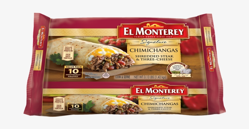 Click To Zoom - El Monterey Steak Chimichangas, transparent png #3116216