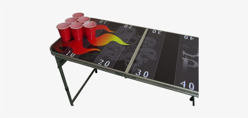 Grey Beer Pong Table, transparent png #3116410