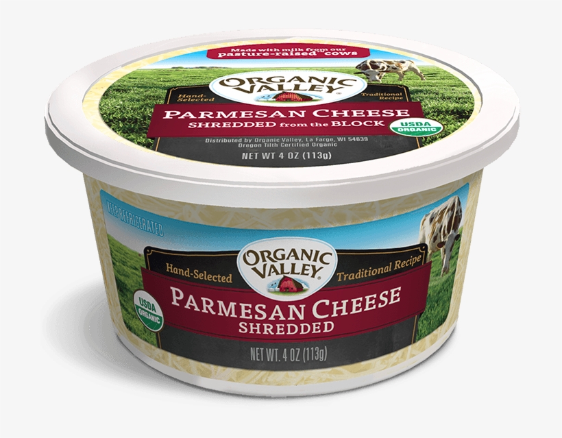 Organic Shredded Parmesan Cheese - Organic Parmesan Cheese, transparent png #3116510