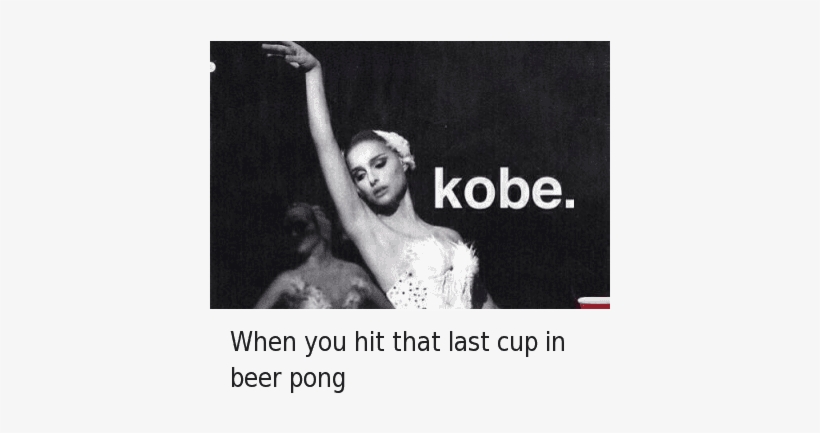 Cool Beer Pong Tables - Natalie Portman White Swan, transparent png #3116729