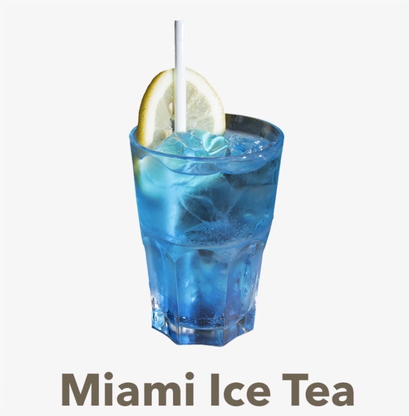 The Miami Vice Drink Is Quite Popular In Cancun And - Blue Lagoon, transparent png #3116901