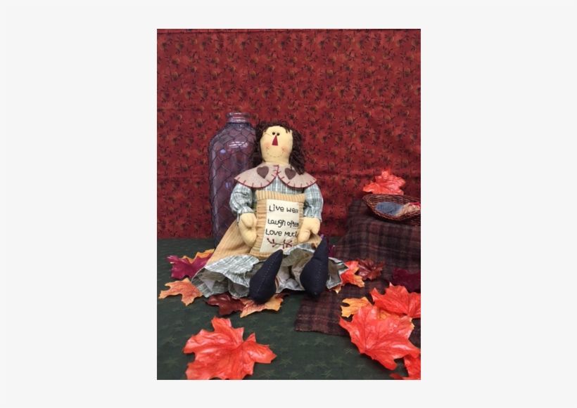 Doll Live Laugh Love Fabric - Textile, transparent png #3116963