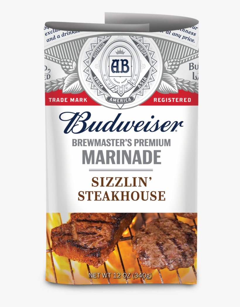 Budweiser Sizzlin' Steak Marinade - Budweiser Buffalo Chicken Marinade, transparent png #3117250