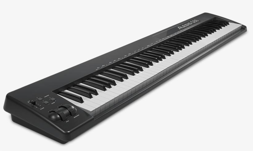 Alesis-q88-88-key-usb-midi-keyboard-controller, As, transparent png #3117330