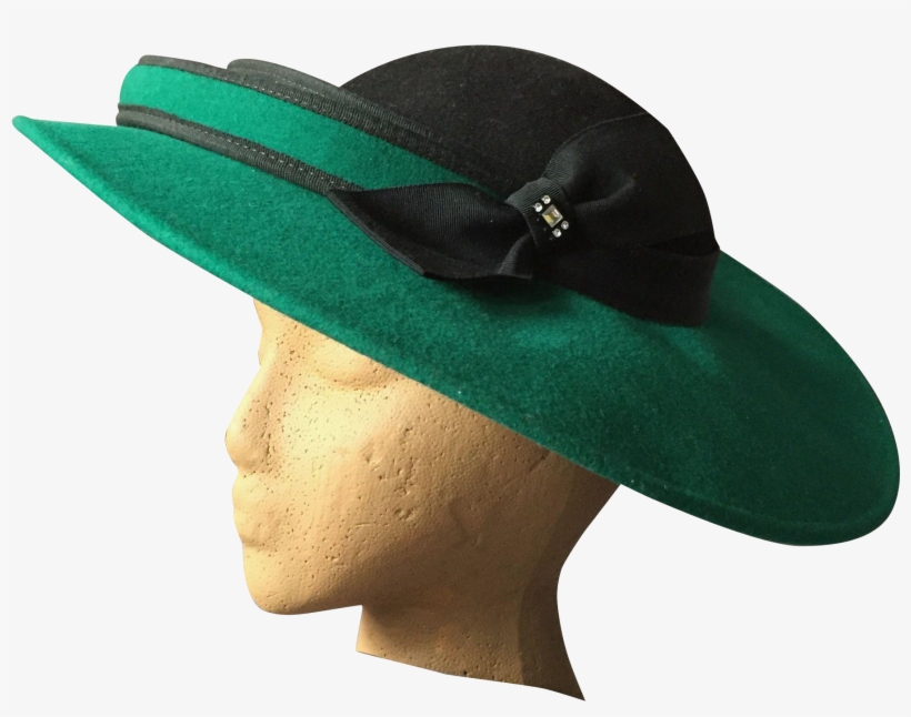 Felt Hat From Sylvia, New York / St - Visor, transparent png #3117611