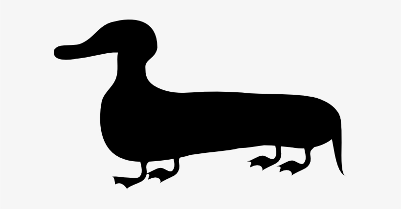 Wiener Dog Silhouette Png Weiner Duck3 Clipart - Weiner Duck, transparent png #3117688