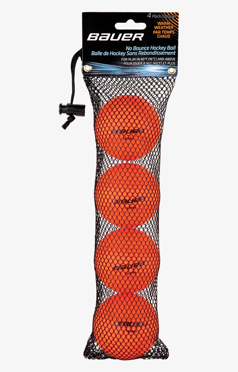 Street Warm Weather No Bounce Ball - Bauer Hockey, transparent png #3118128