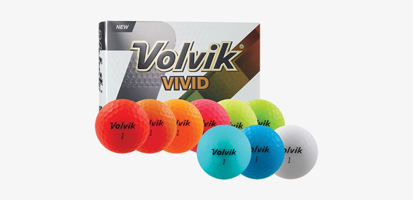 Volvik Vivid Xt Yellow Golf Balls, transparent png #3118223