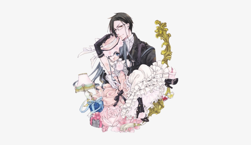 Kuroshitsuji Sebastian Michaelis Sebastianmichaelis - Ciel And Sebastian Background, transparent png #3118308