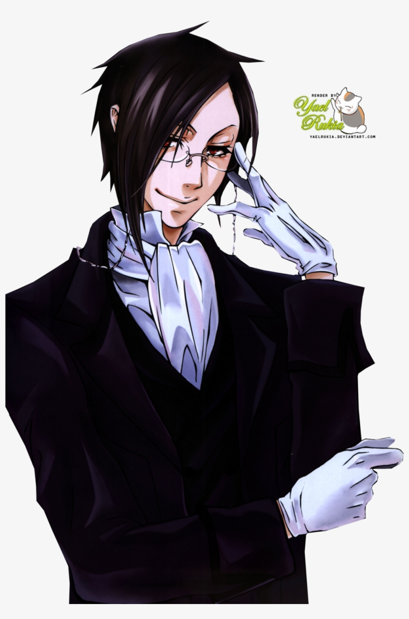 Render Sebastian Michaelis By Yaelrukia - Sebastian Black Butler Glasses, transparent png #3118311