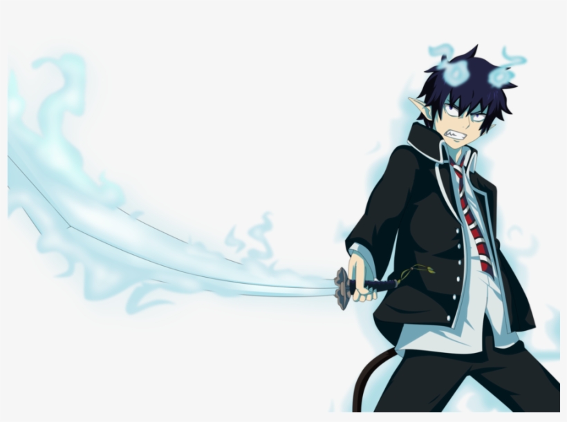 No Caption Provided - Ao No Blue Exorcist Rin Okumura Cosplay Costume Jacket, transparent png #3118393