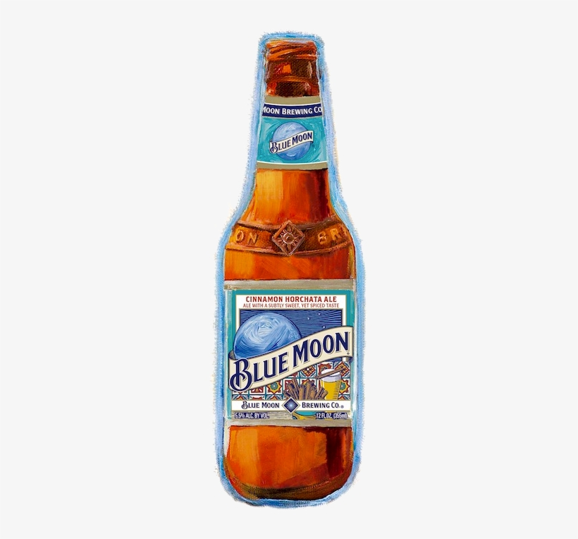 Blue Moon Beer, transparent png #3118680