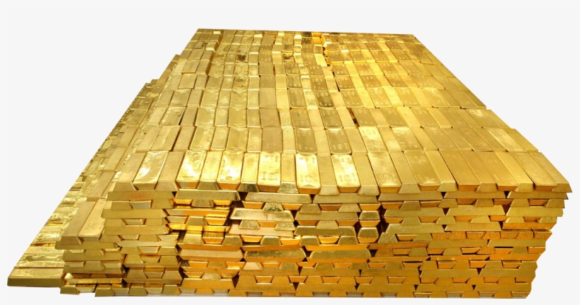 Gold Bricks Transparent Image - De Barras De Ouro, transparent png #3118748