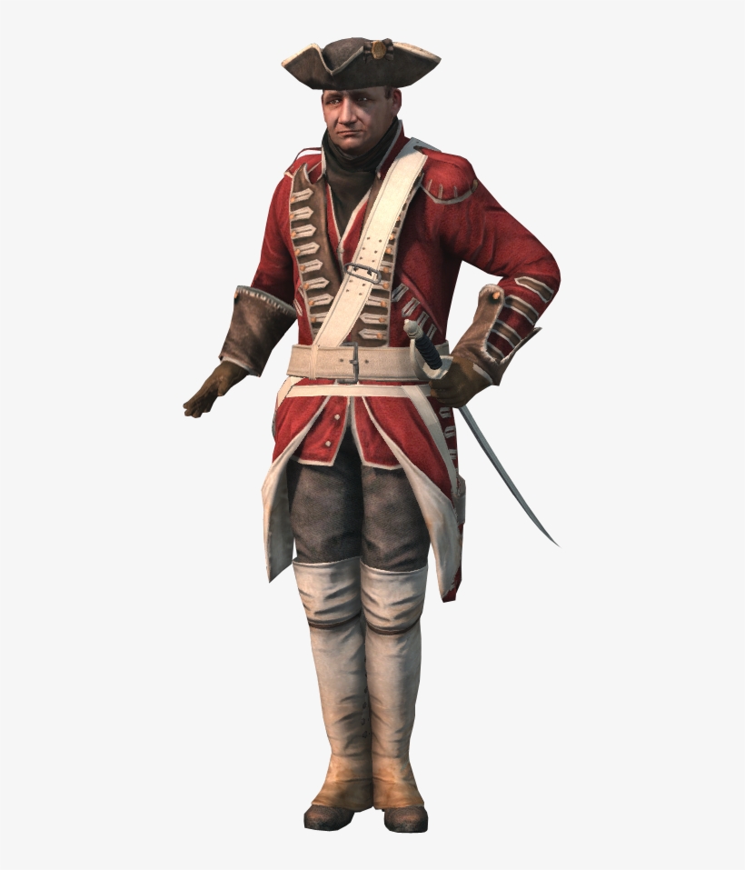 British Army And Member Of The Templars, Braddock Appeared - British Red Coat Png, transparent png #3119469