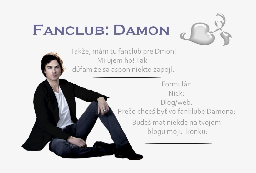 Damon Salvatore - Sitting, transparent png #3119661