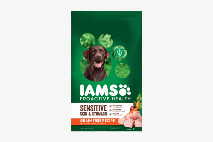 Proactive Health™sensitive Skin & Stomach Grain Free - Iams Sensitive Stomach Dog Food, transparent png #3119889