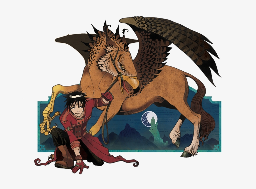 'astolfo And The Hippogriff' By Blackbanshee80 - Hippogriff Deviantart, transparent png #3120488