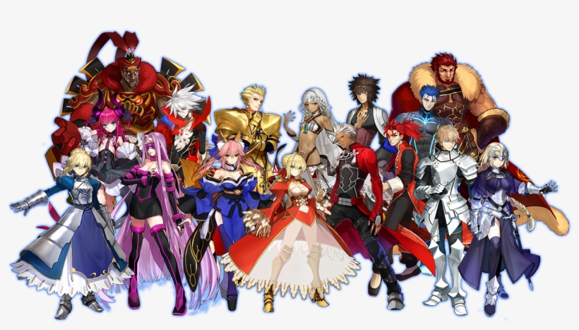No News Yet On What Platform Or When Will Be The Release - Fate Extella All Servants, transparent png #3120543