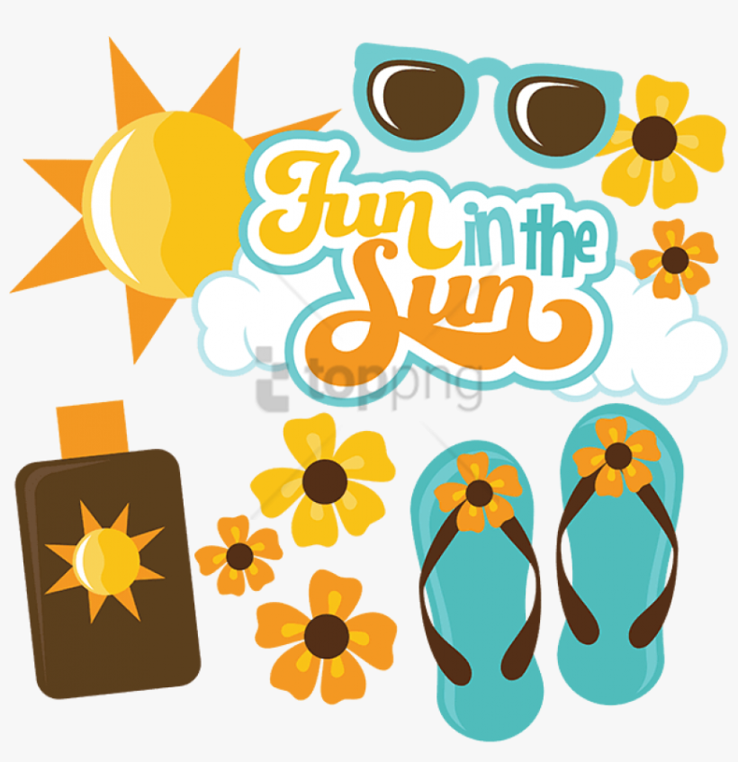 Fun In The Sun Svg Scrapbook Files Summer Svg Files - Fun In The Sun Free, transparent png #3120632