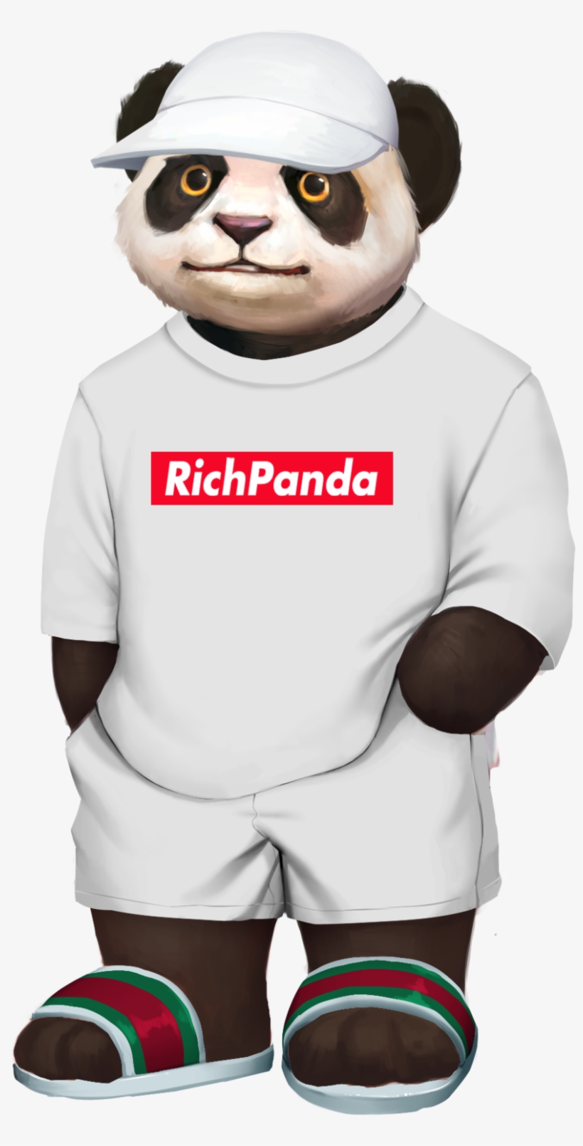 Rich Panda Hypebeast - Sweatshirt, transparent png #3121062