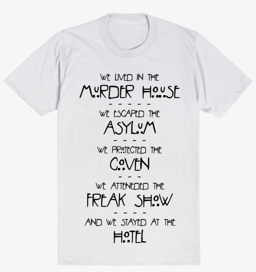 American Horror Story Fan Shirt Meninos, Filmes, Dicas, - American Horror Story, transparent png #3122365