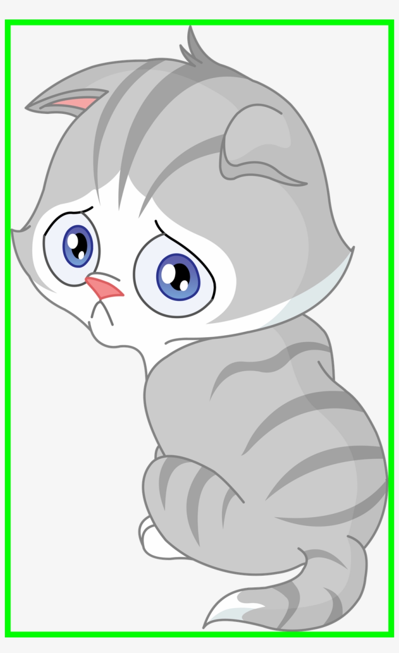 Unbelievable Kitten Pencil And In Color Pics - Sad Cat Clipart, transparent png #3122527