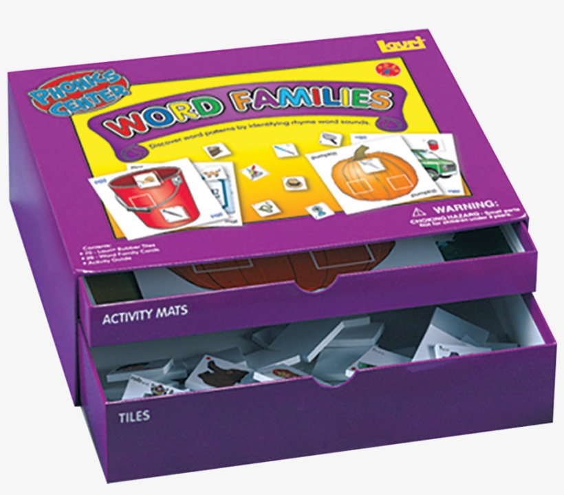 Phonics Center™ Word Families - Lauri Toys Phonics Center Kit-word Families, transparent png #3122554