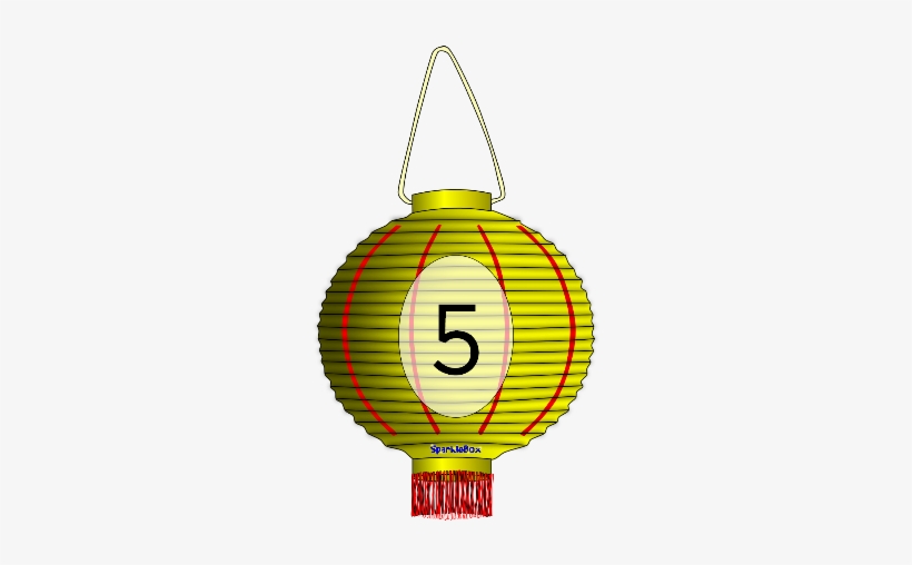 Numbers 0-20 On Chinese Lanterns - Circle, transparent png #3122610