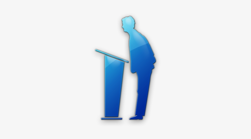 Drawing Vector Person - Blue Presenting Icon, transparent png #3122712