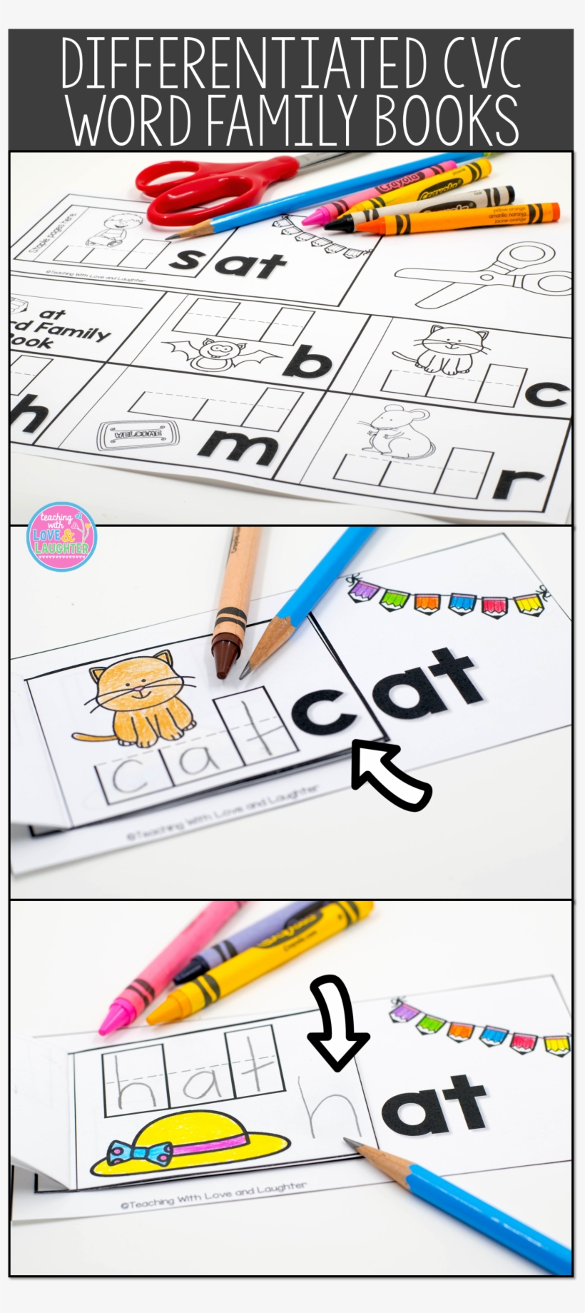 These 24 Cvc Word Family Booklets Are A Fun And Engaging - Reading, transparent png #3122747
