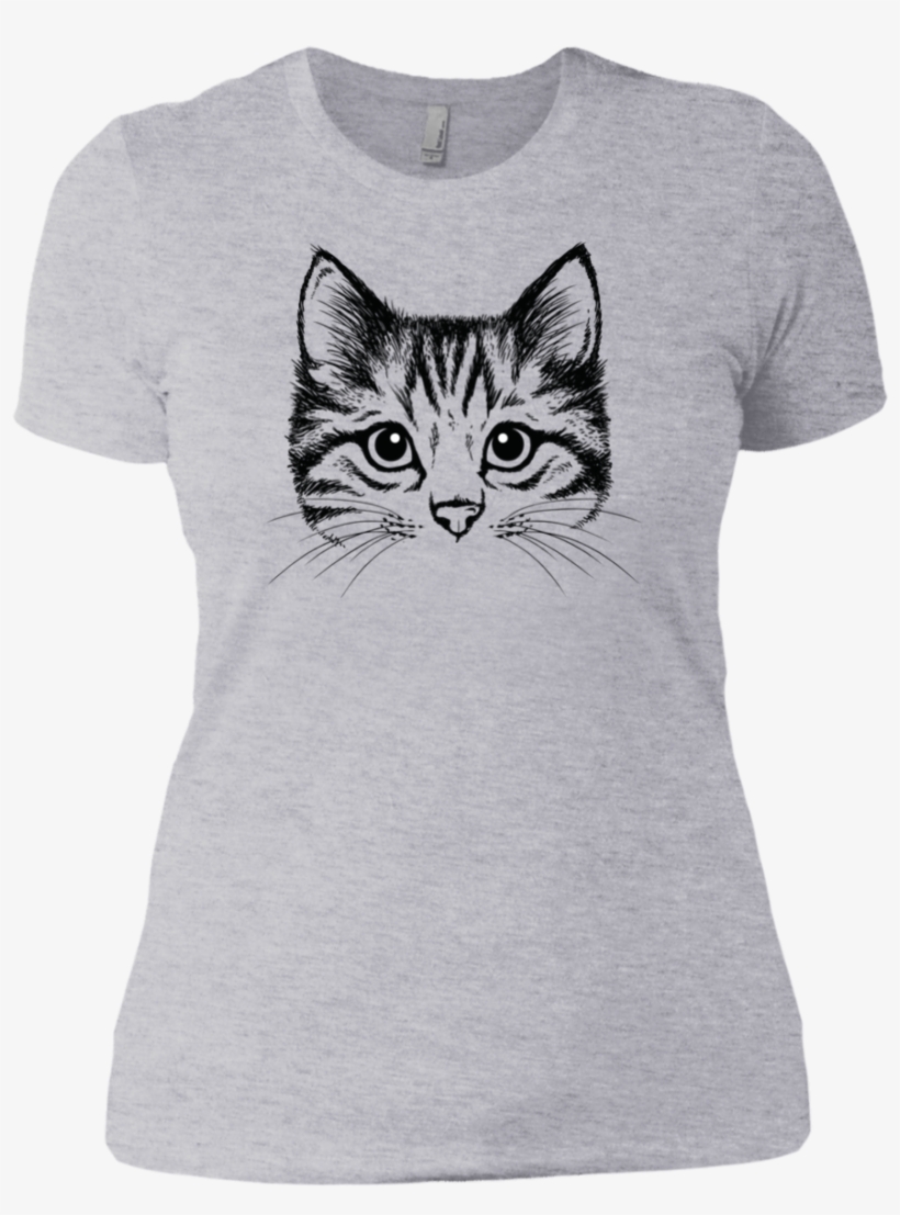 Kitten's Innocent Face Women's Tshirt - Meowy Christmas Merry Cat Kitten Ugly Tablet - Ipad, transparent png #3122873