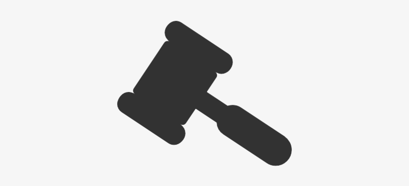 Law Hammer Png Hammericon Hammericon - Court Hammer Icon Png, transparent png #3123329