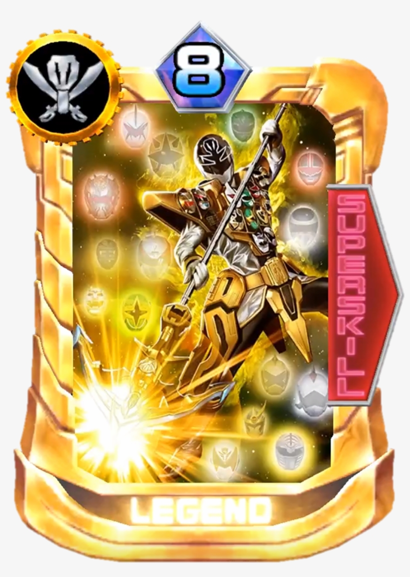 Gokaisilver Gold Mode Card In Super Sentai Legend Wars - Super Sentai Legend Wars, transparent png #3123468