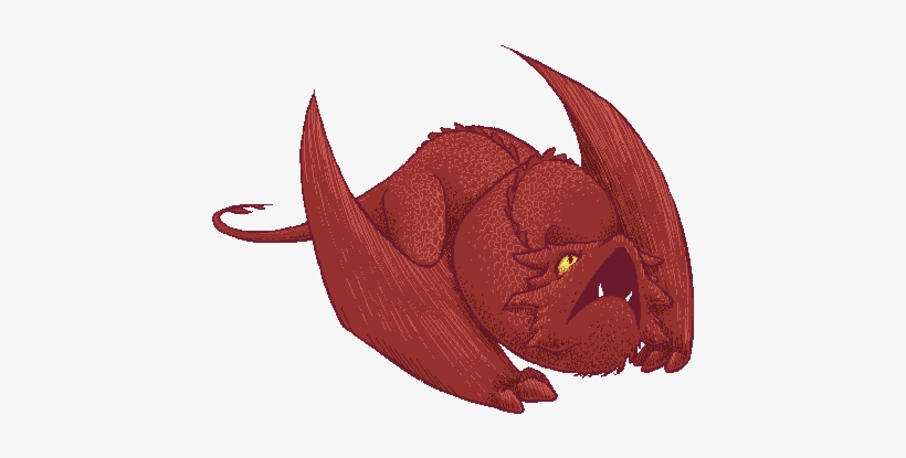 Tired - - Little Smaug, transparent png #3123541