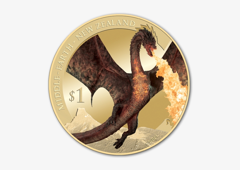 The Battle Of The Five Armies Brilliant Uncirculated - Hobbit: Battle Of Five Armies - Smaug Attack -- All-over, transparent png #3123598