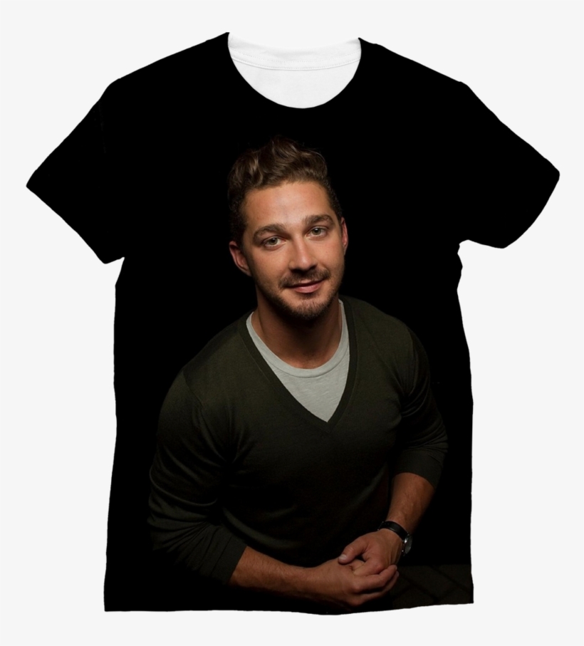 Shia Labeouf ﻿classic Sublimation Women's T-shirt - Sublimation T Shirt Design Transparent Background, transparent png #3123774