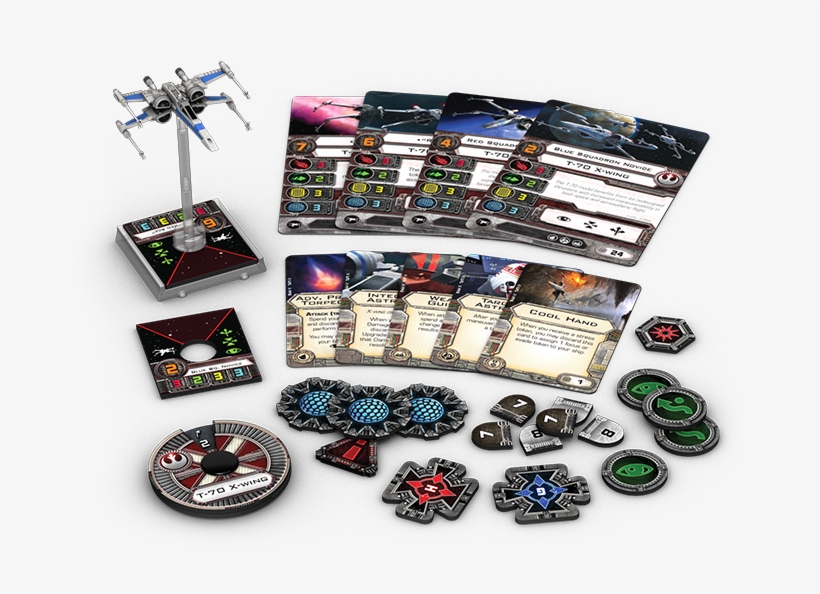 T 70 X Wing Expansion Pack - Fantasy Flight Games Resistance - T-70 X-wing Expansion, transparent png #3124614