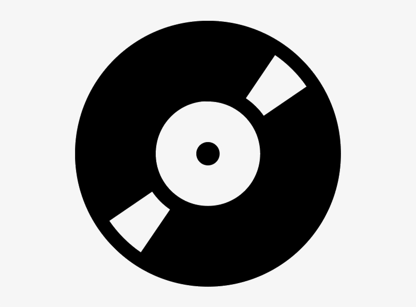 Pin Record Clipart Black And White - Record Icon, transparent png #3124688