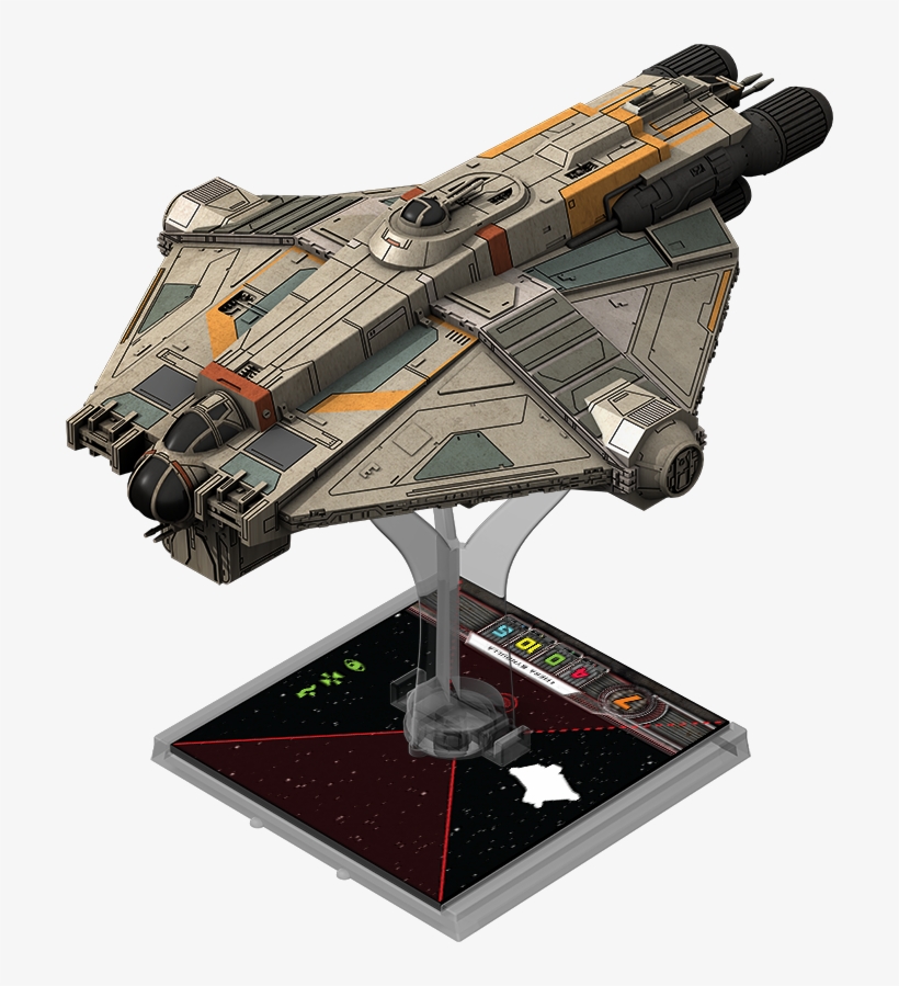 Swx39 Ghost Plastic Right Swx39 Phantom Plastic Right - X Wing Miniatures Ghost, transparent png #3124744