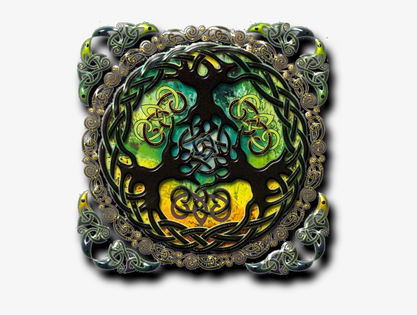 Yggdrasil Logo Petercrawford - Amber Lotus Celtic Mandala 2017 Engagement Datebook, transparent png #3124974